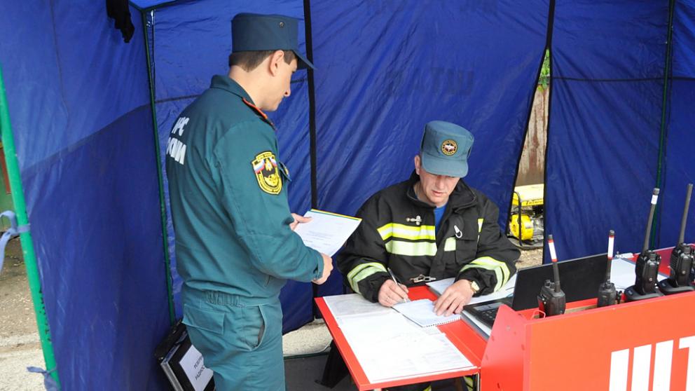 На Ставрополье прошли учения по развёртыванию временных пунктов размещения в случае ЧС