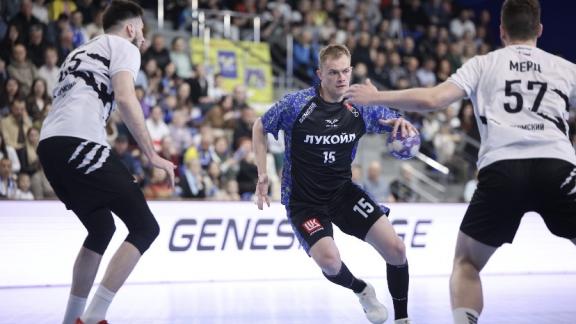 Гандболисты ставропольского «Виктора» сыграли первый четвертьфинальный матч чемпионата России