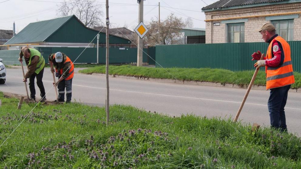 В Кочубеевском округе активизировали работу по уборке территорий