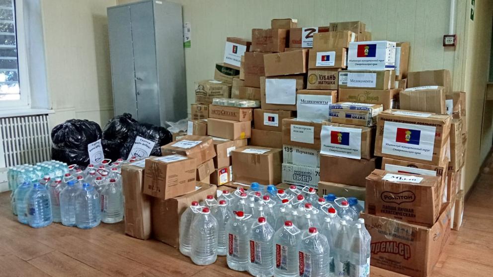 Очередной конвой полезного груза отправил в зону СВО Ипатовский округ Ставрополья