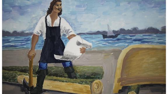 Образ Петра Великого отразили в рисунках участников Международного детского конкурса «Красота Божьего мира»