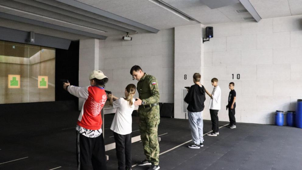 В Центре Героя России Никиты Гусева встречали маленьких гостей