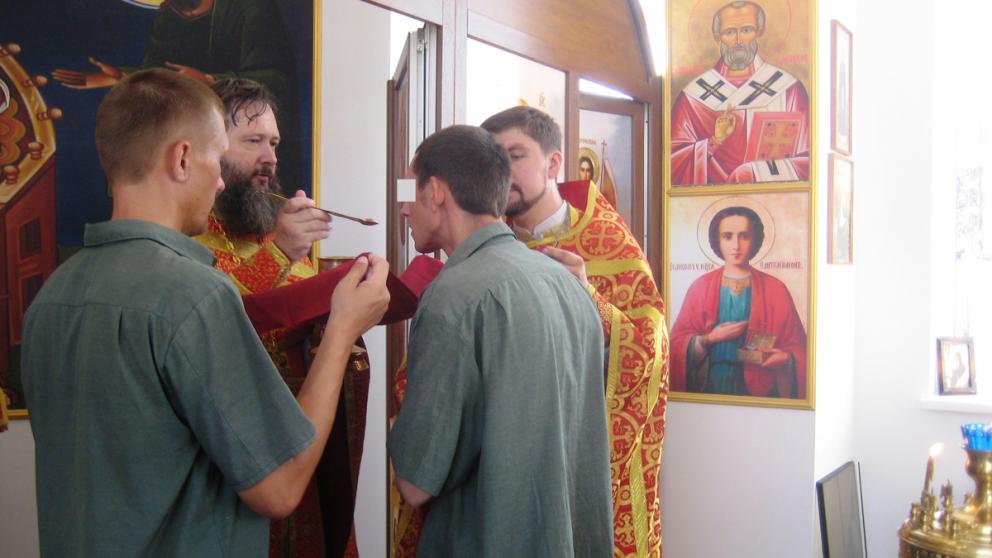 В храме великомученика Пантелеимона в ЛИУ-8 Нефтекумска состоялся престольный праздник