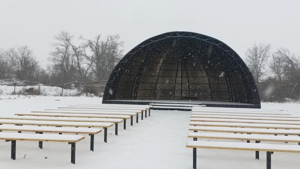 Площадку для творчества обустроили в школе Новоалександровского округа Ставрополья 