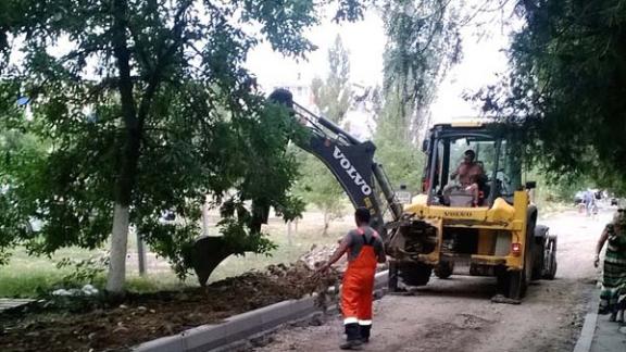 В Невинномысске проводится ремонт внутриквартальных территорий