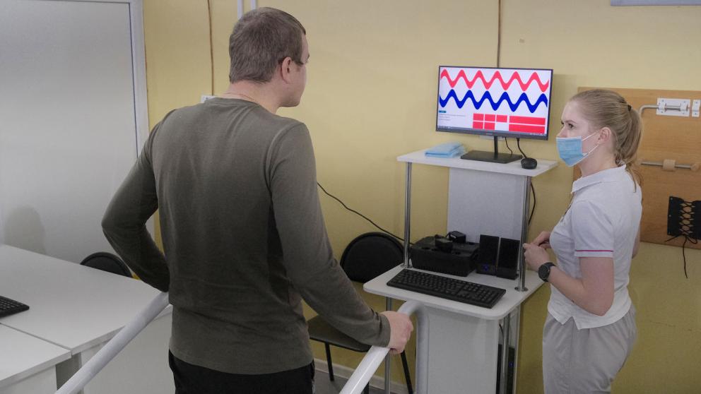 Бойцов СВО восстанавливают в Ставропольском краевом лечебно-реабилитационном центре