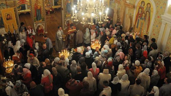 В Ставрополе в храме Преображения Господня провели приходское собрание