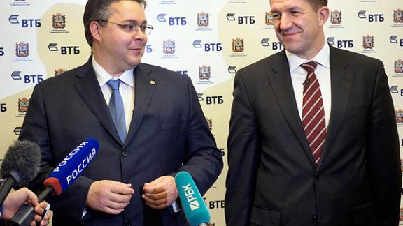 Губернатор В. Владимиров провел рабочую встречу с заместителем председателя правления Банка ВТБ М. Осеевским