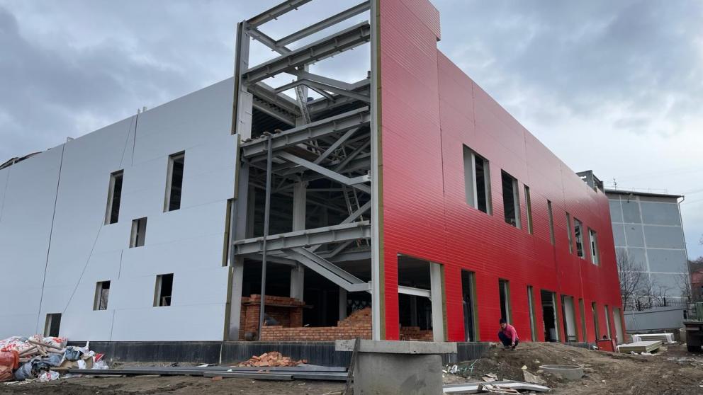 Плавательный бассейн в Кисловодске готов на 50 процентов