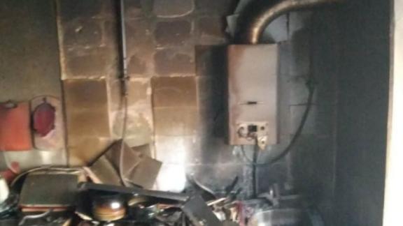 В селе Арзгир в частном доме сгорел человек