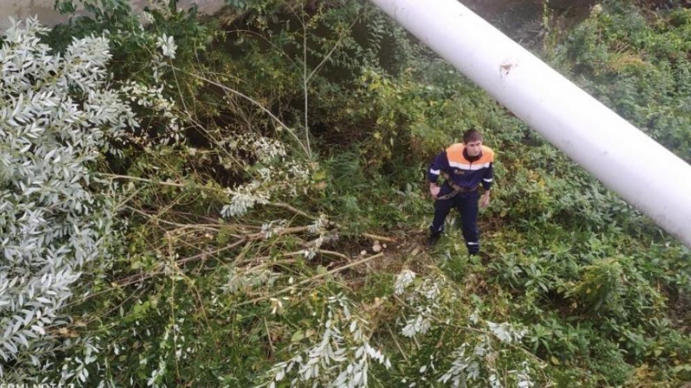 В Кисловодске активисты отчистили русло реки Ольховка