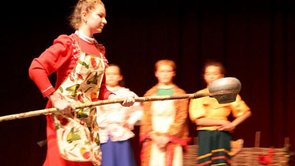 В «День казачки» состязались юные ставропольчанки