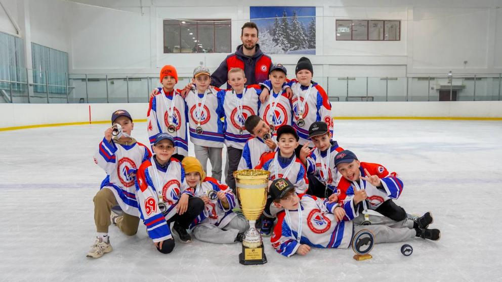 Юные хоккеисты Ставропольской школы «Наследие» стали победителями турнира на кубанском льду