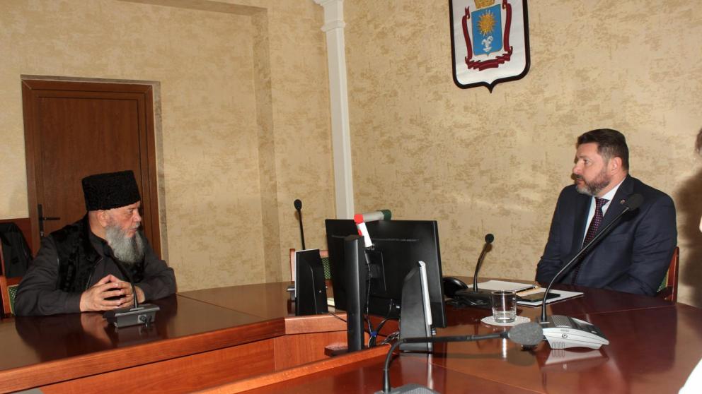 В Кисловодске прошла рабочая встреча муфтия Ставрополья и главы города