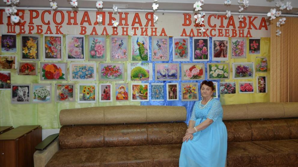«Алмазную» выставку организовала пенсионерка из Невинномысска к своему юбилею