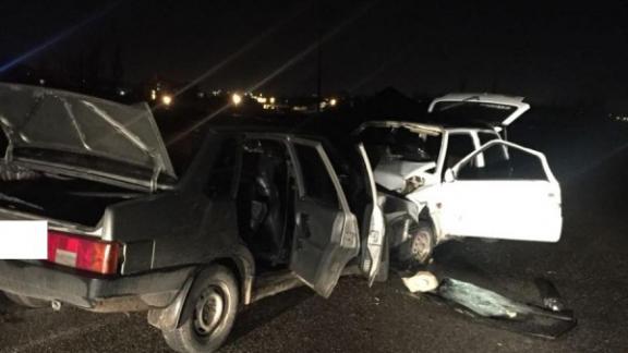 В Шпаковском районе пострадали три человека в столкновении «Оки» с «ВАЗом»