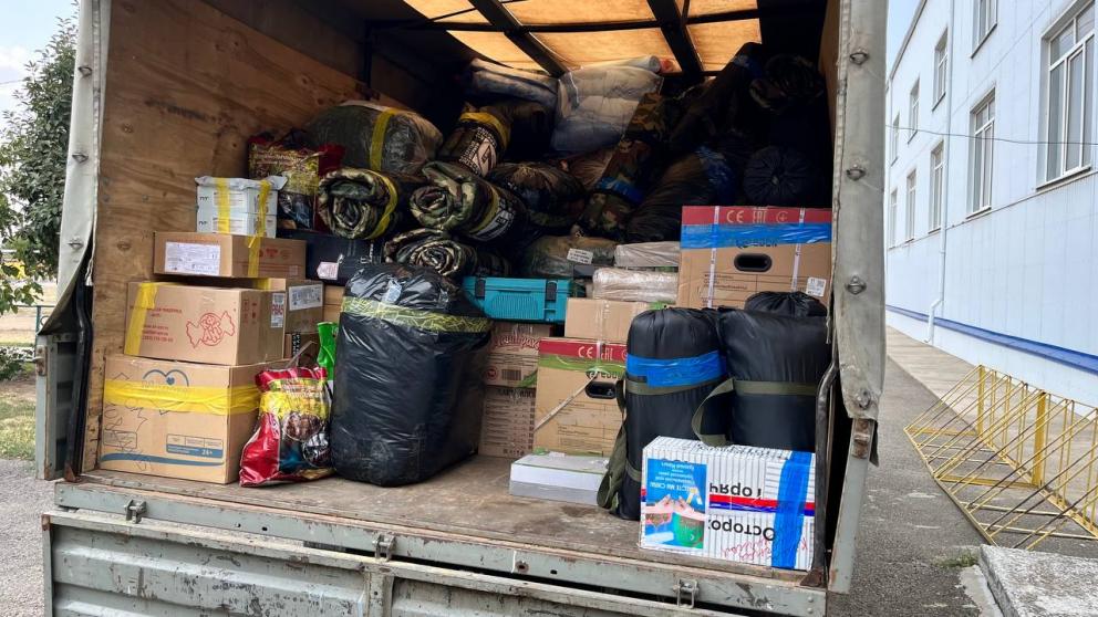 Полезный груз доставлен в зону СВО из Апанасенковского округа Ставрополья